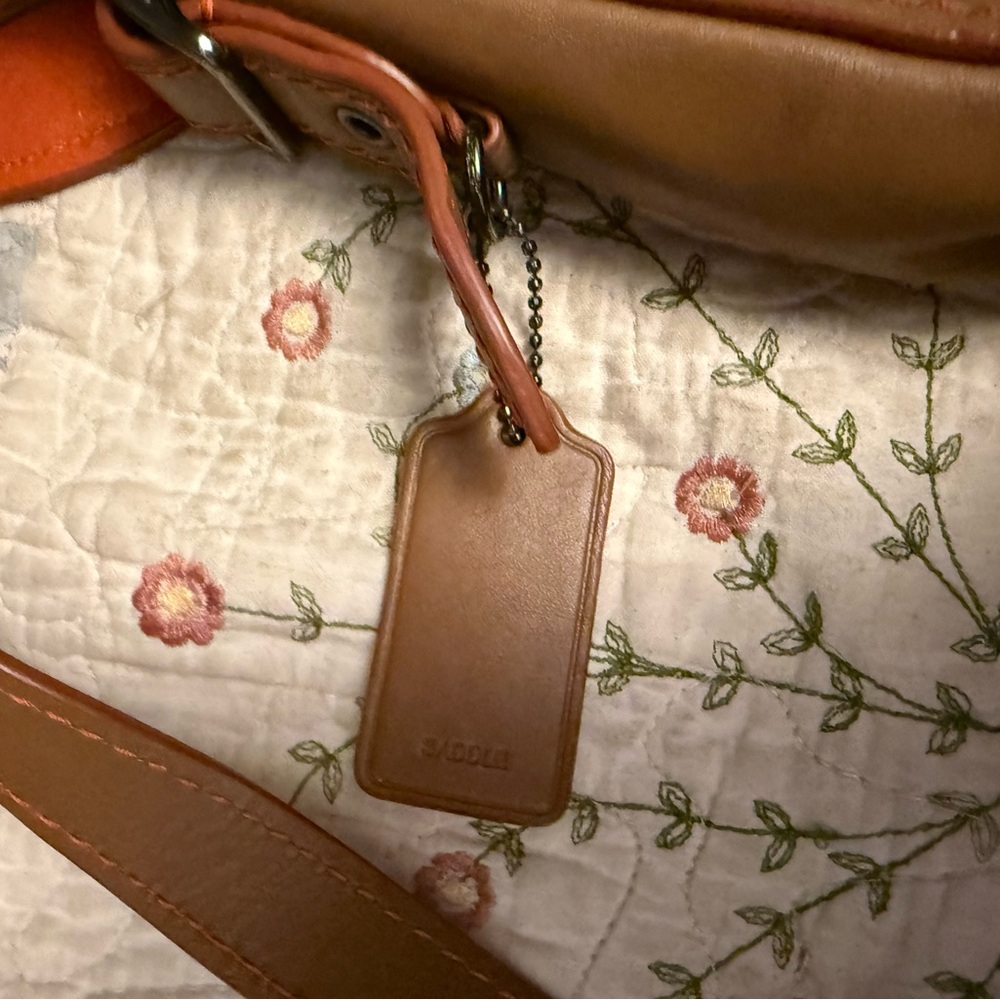 Coach Saddle 23 BritishTan Glovetsnned Leather Crossbody Saddle Bag - Picture 7 of 8